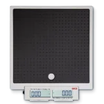 Báscula de piso con interruptores de pie y pantalla doble