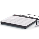 Báscula plana validada por HCE con ID-Display y plataforma vidrio estable