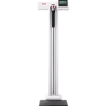 Báscula de columna digital con pantalla al nivel de los ojos