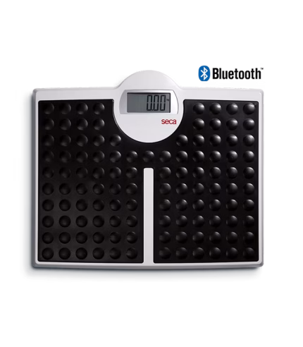 Báscula de piso digital con interfaz Bluetooth y alta capacidad de carga